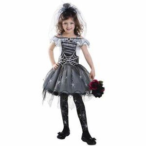 GoodMark Goth Spider Bide Girl's Costume Size 8-10